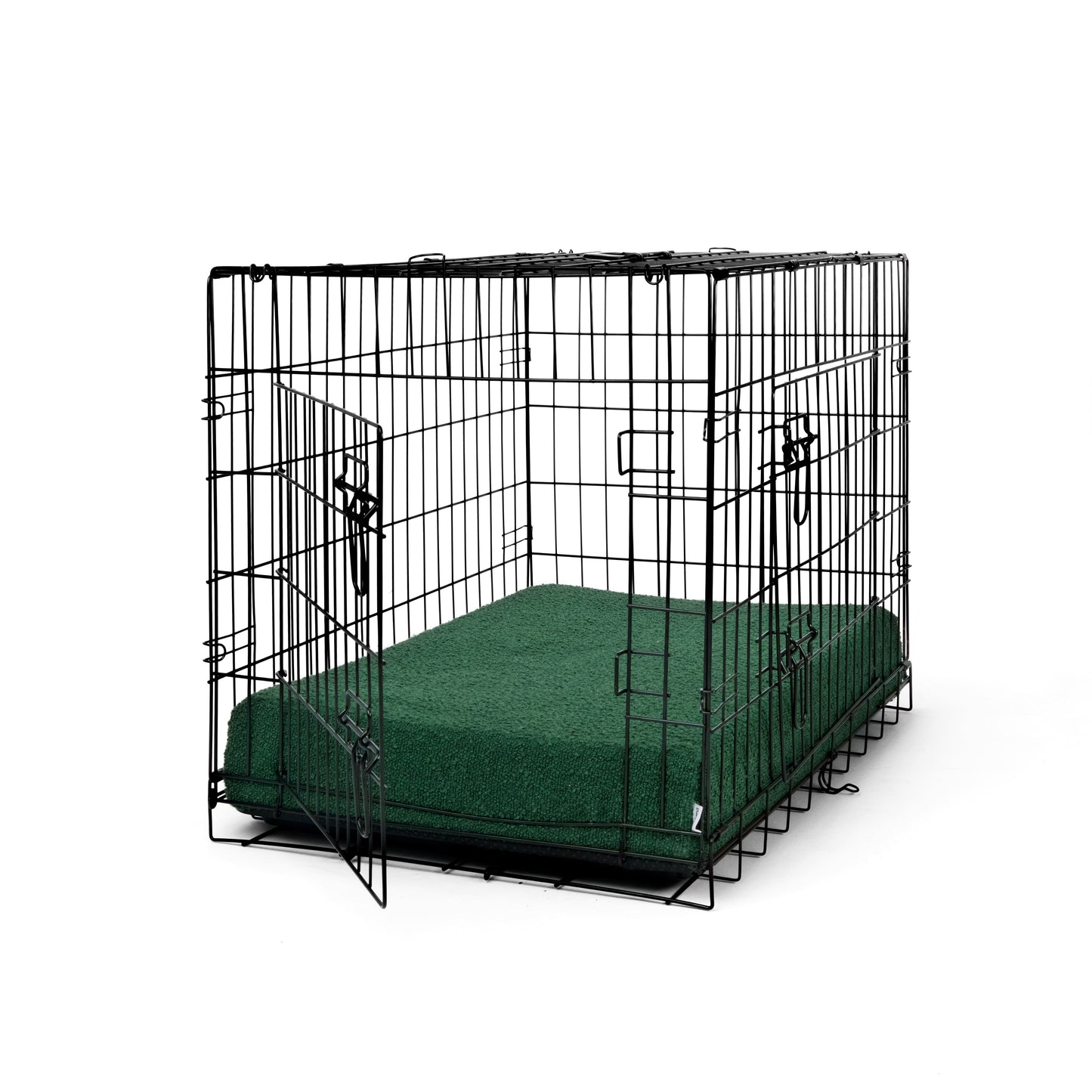 Bouclé Crate Mat Cover - Forest Green