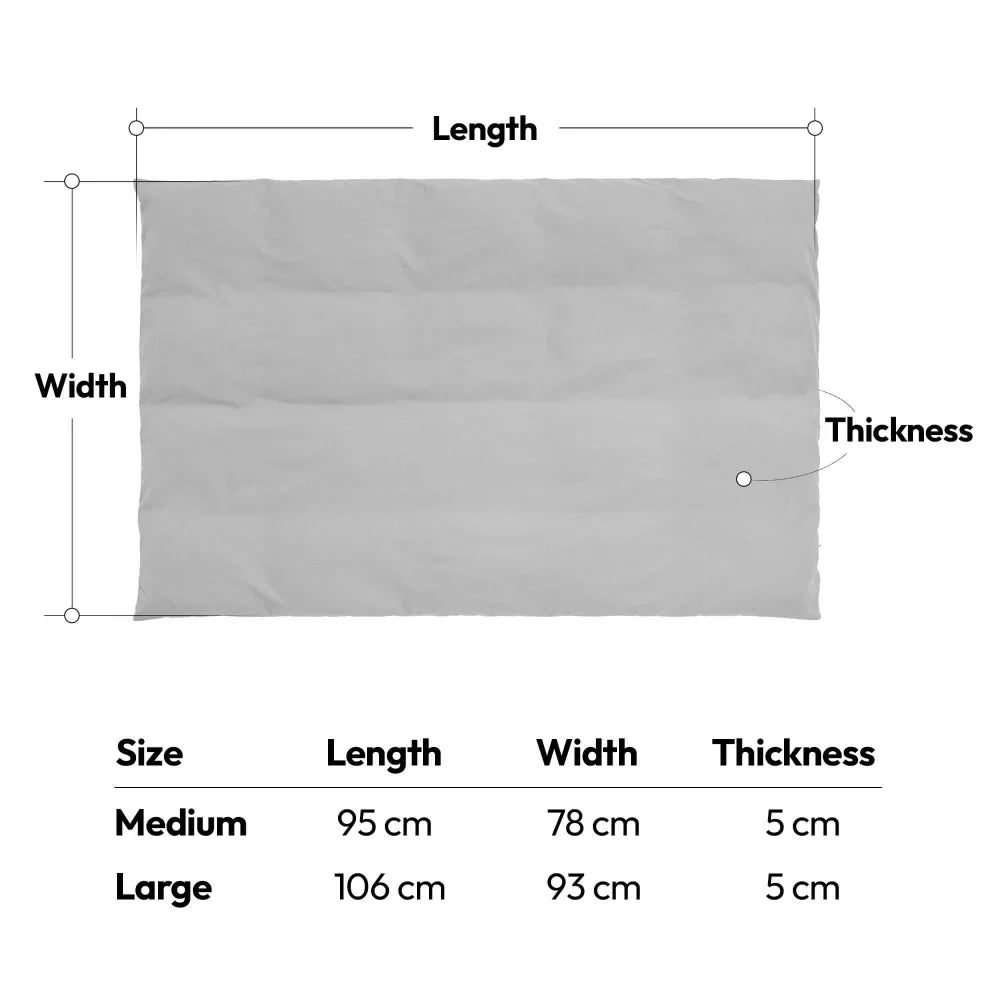 Cotton Lounger - Stone Grey