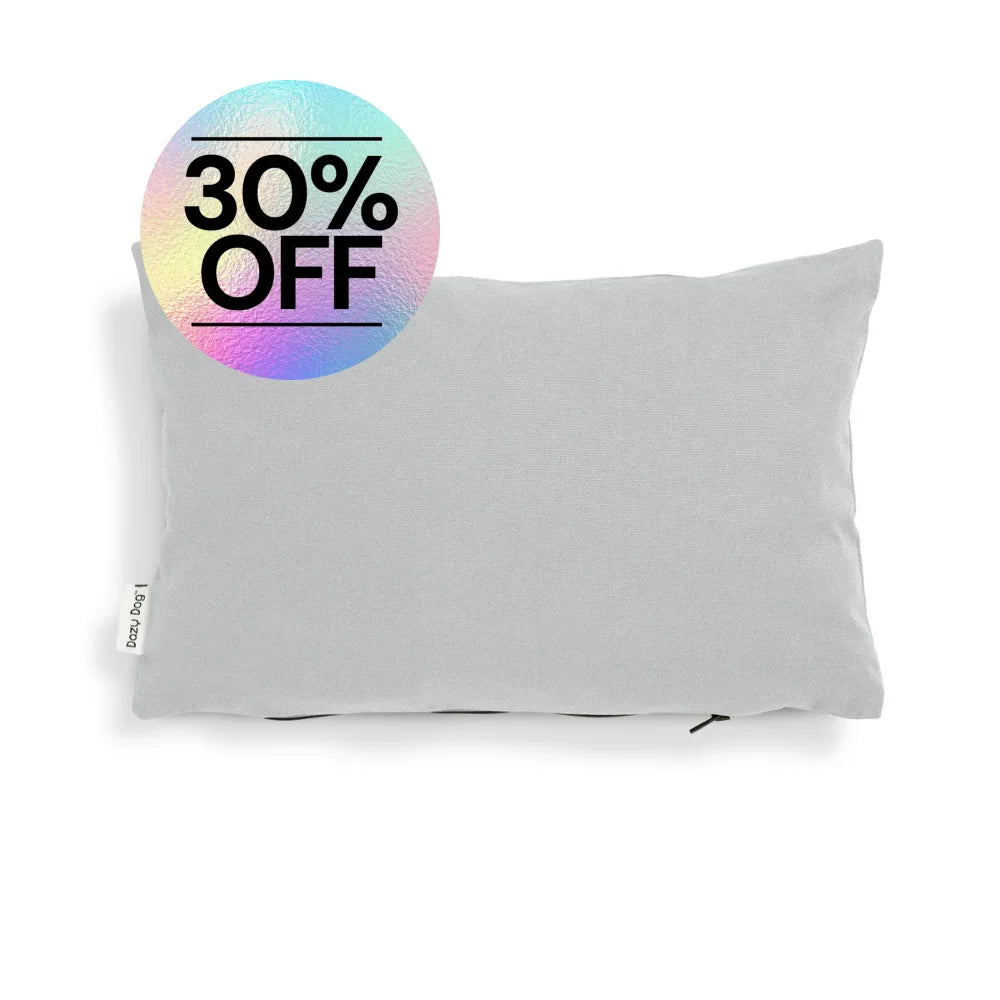 Cotton Pillow - Stone Grey