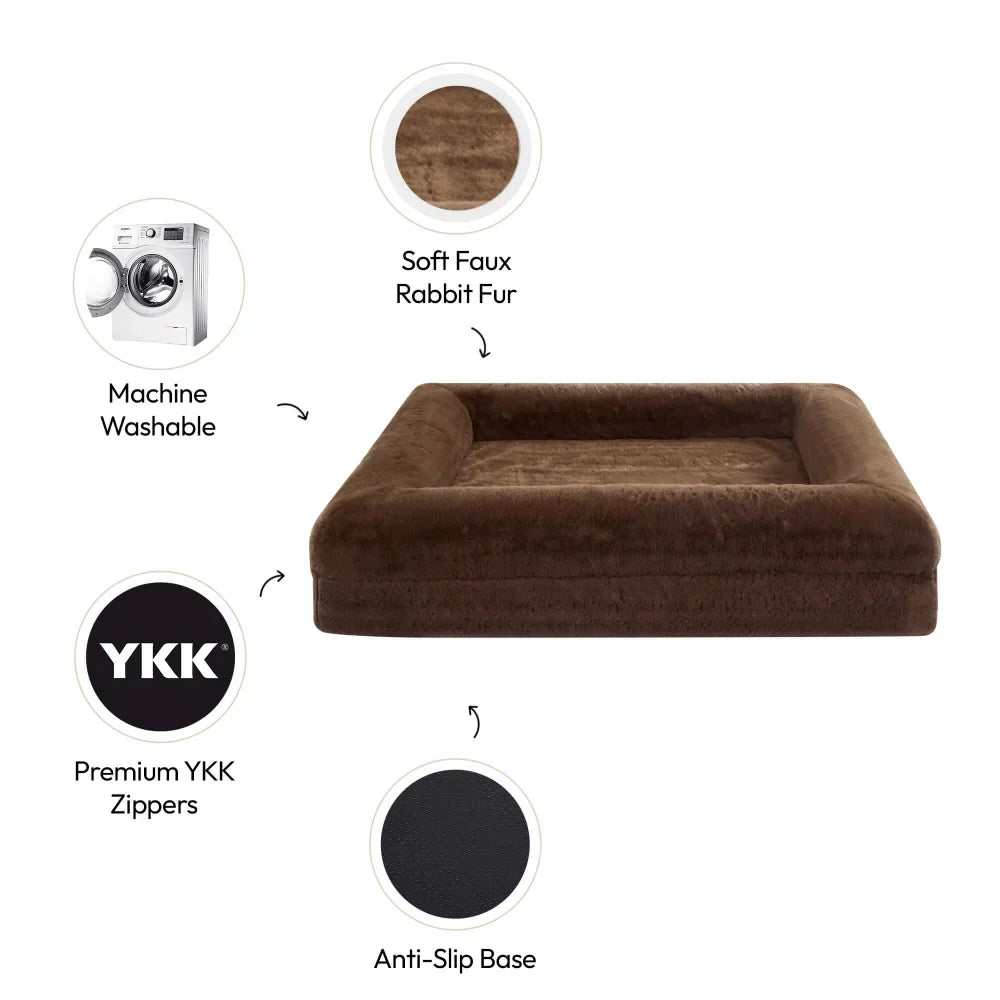 $50 Cover - Faux Fur Chocolate