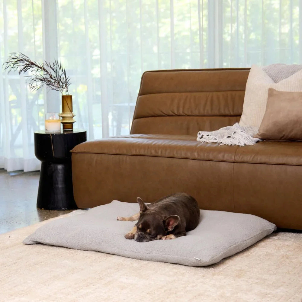 Polar Fleece Lounger Cover - Salt Grey