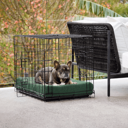 Bouclé Crate Mat - Forest Green