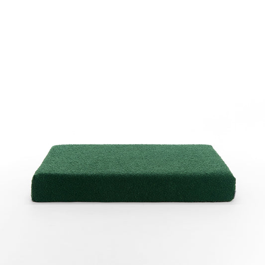 Bouclé Crate Mat Cover - Forest Green