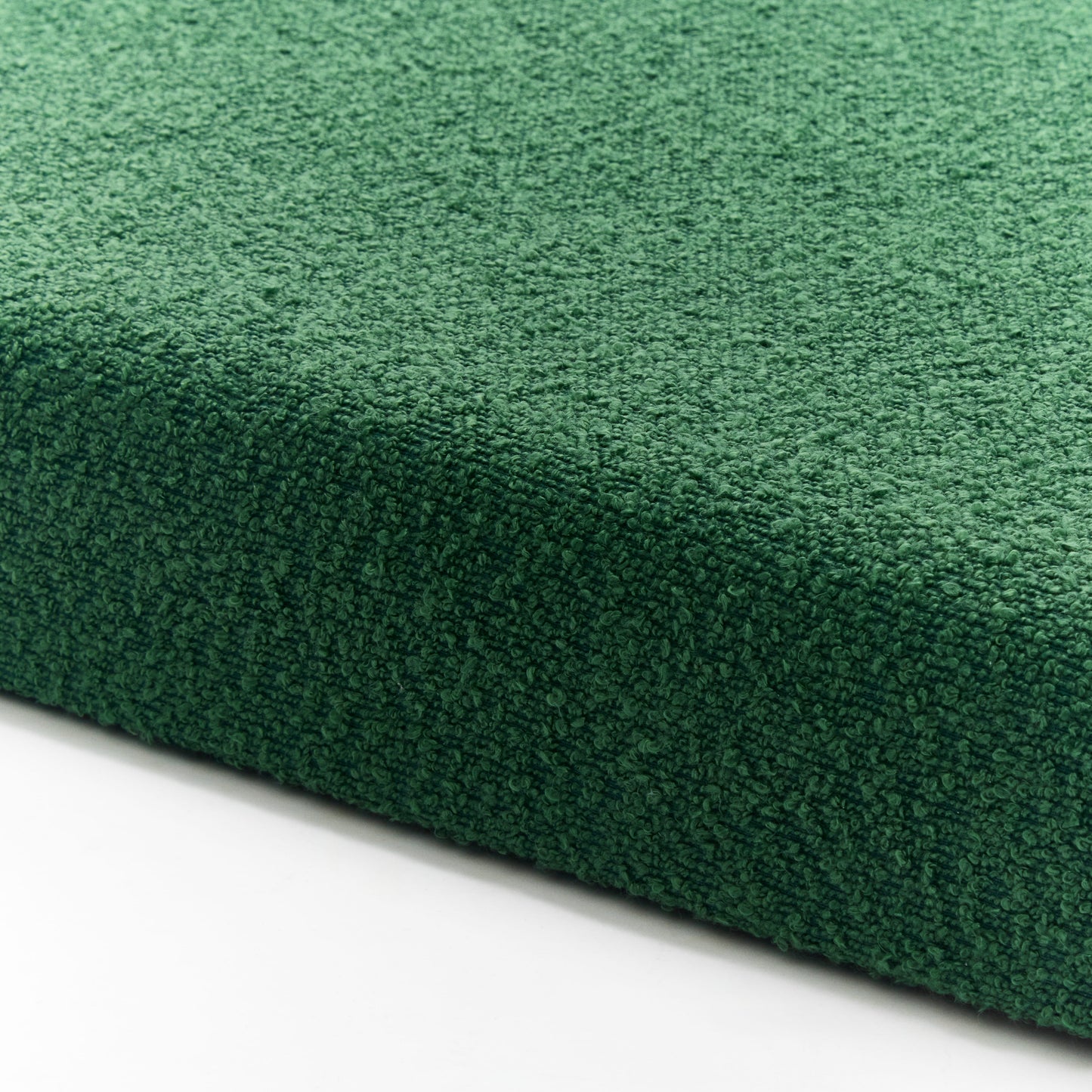 Bouclé Crate Mat Cover - Forest Green