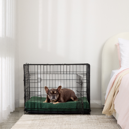 Bouclé Crate Mat - Forest Green