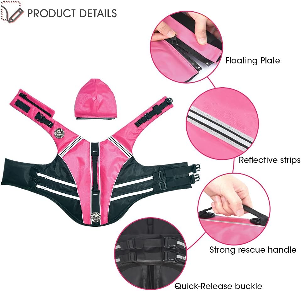Dog Life Jacket With Chin Support