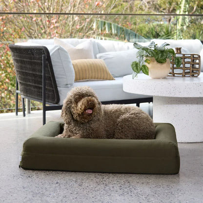 Cooling Dog Bed - Seaweed Memory Foam