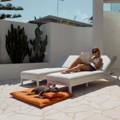 Cotton Lounger Cover - Copper