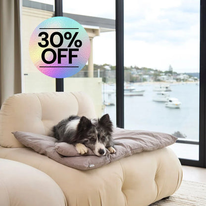 Cotton Lounger - Stone Grey