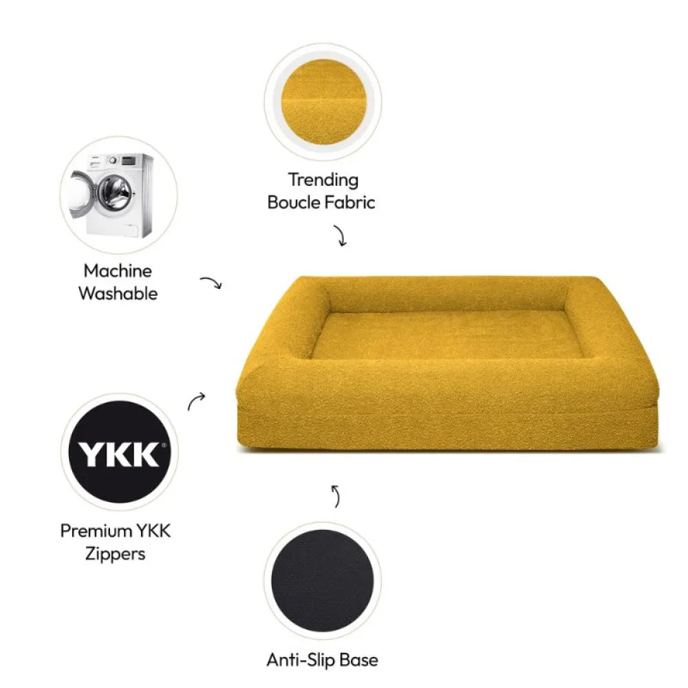 Cover - Boucle Mustard