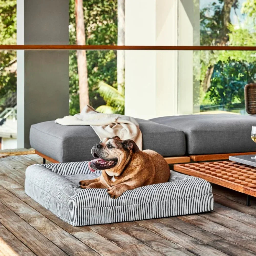 Cover Canvas Navy Lines S Cover: Canvas