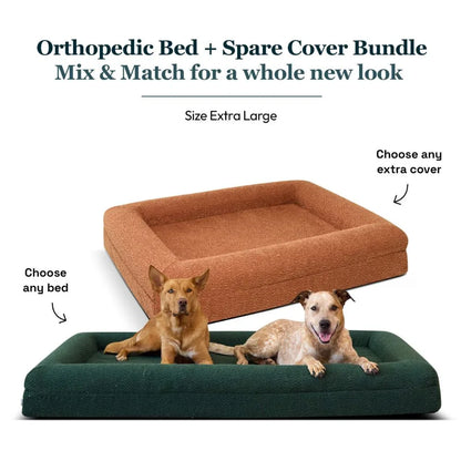 Extra Large Bed with Extra Cover Bundle