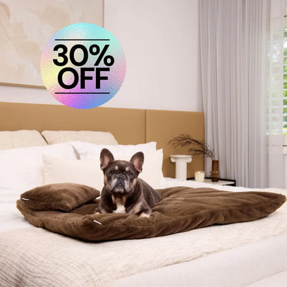 Faux Fur Lounger - Chocolate