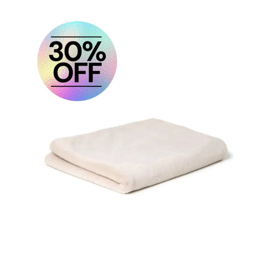 Faux Fur Lounger Cover - Pearl