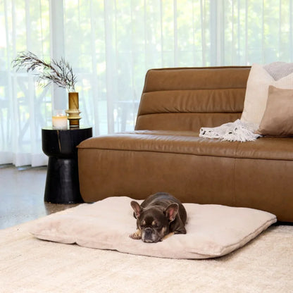 Faux Fur Lounger Cover - Pearl