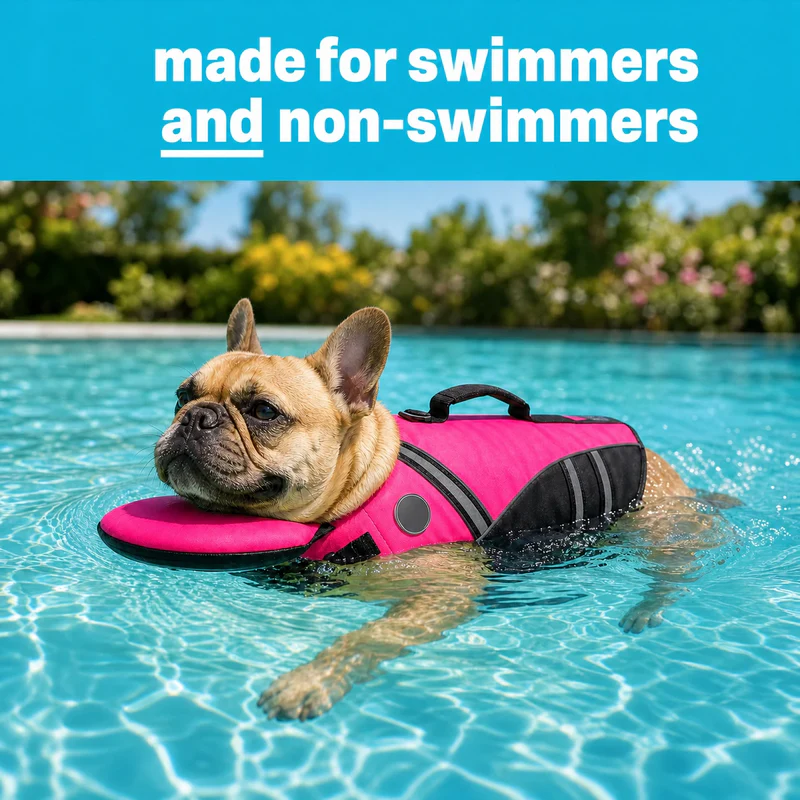 Dog Life Jacket With Chin Support
