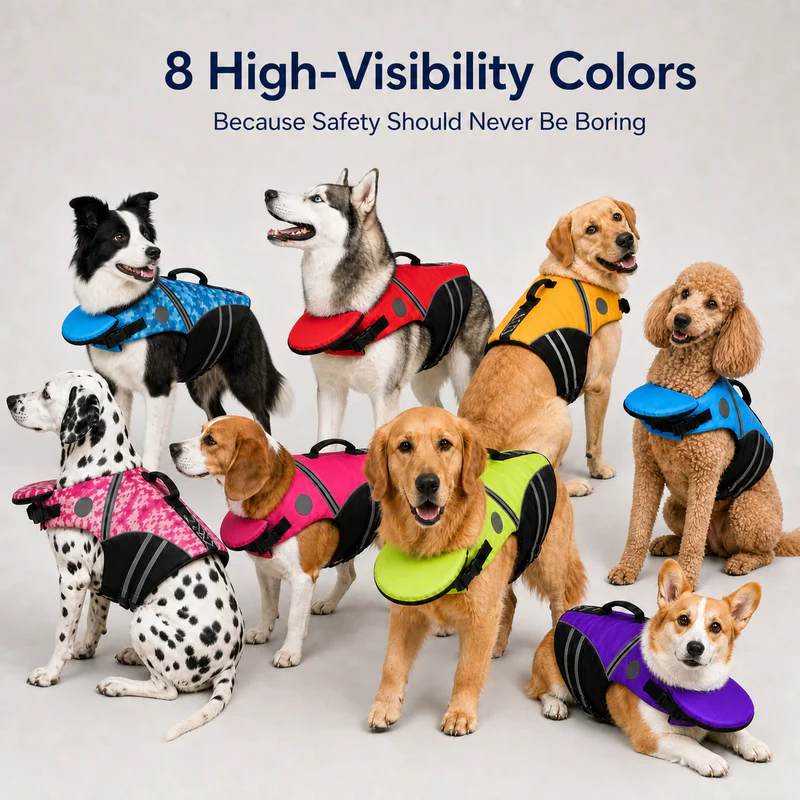 Dog Life Jacket With Chin Support