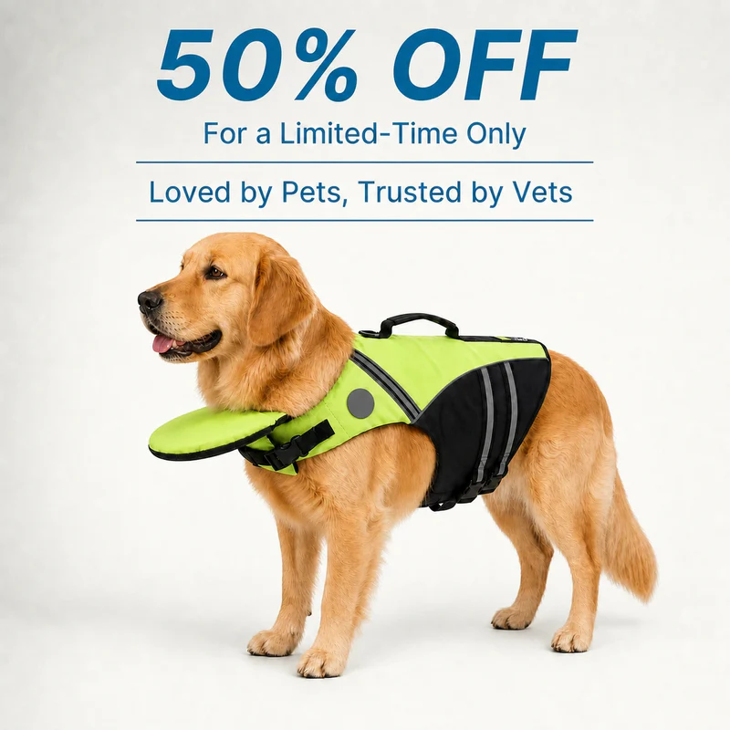 Dog Life Jacket With Chin Support