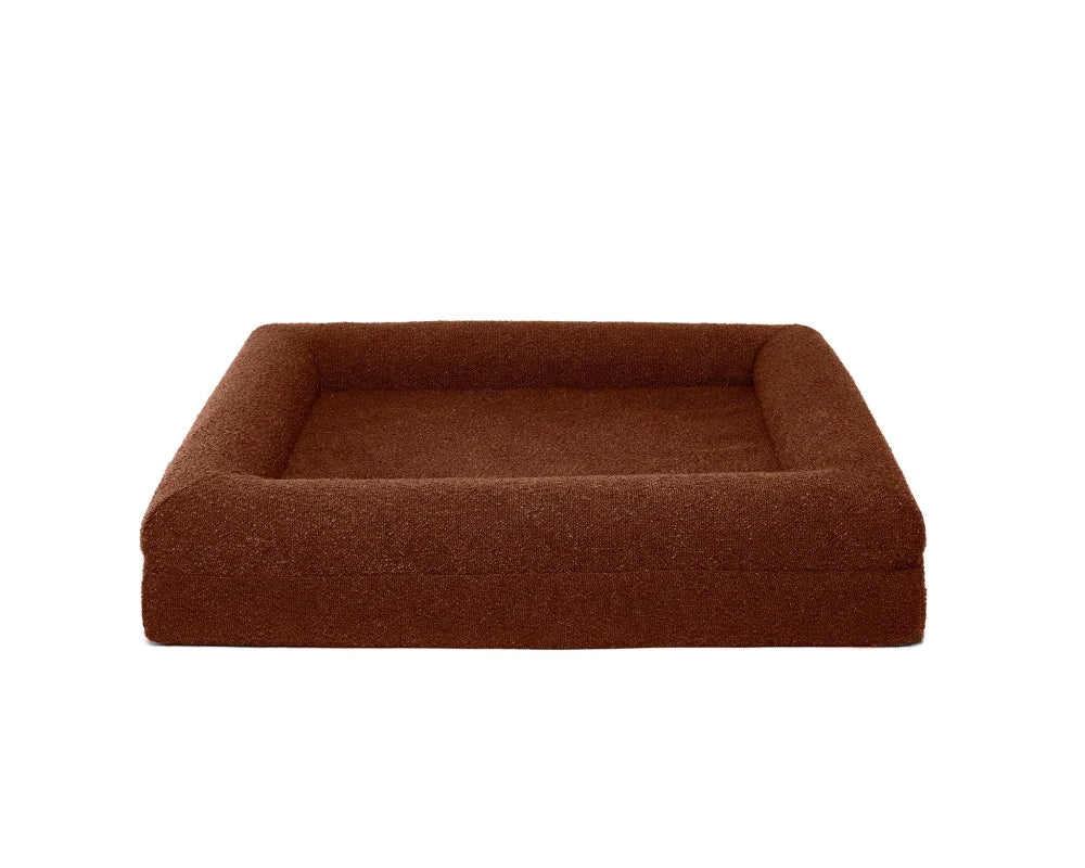 Memory Foam Dog Bed - Boucle Cocoa