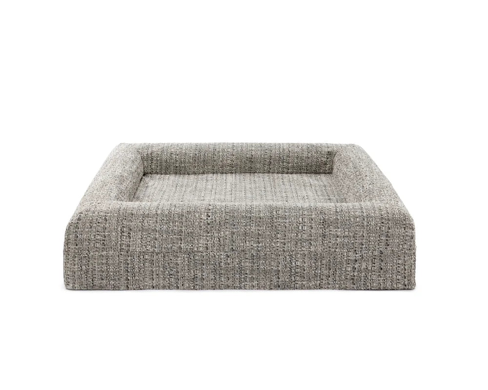 Memory Foam Dog Bed - Boucle Speckle Mono