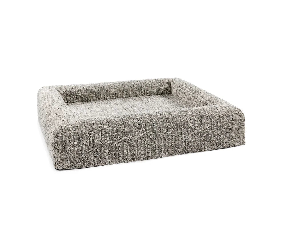 Memory Foam Dog Bed - Boucle Speckle Mono