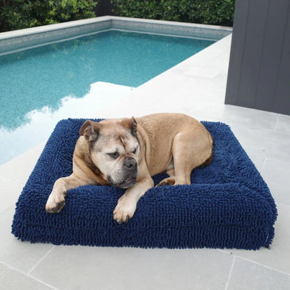 Memory Foam Dog Bed - Noodle Midnight Blue