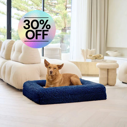 Memory Foam Dog Bed - Noodle Midnight Blue