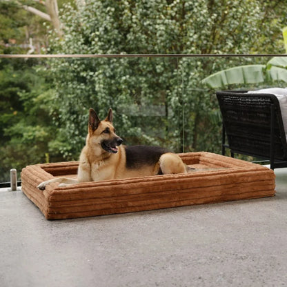 Memory Foam Dog Bed - Puffer Nutmeg