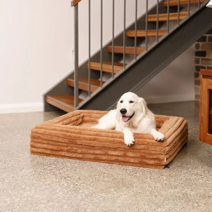 Memory Foam Dog Bed - Puffer Nutmeg