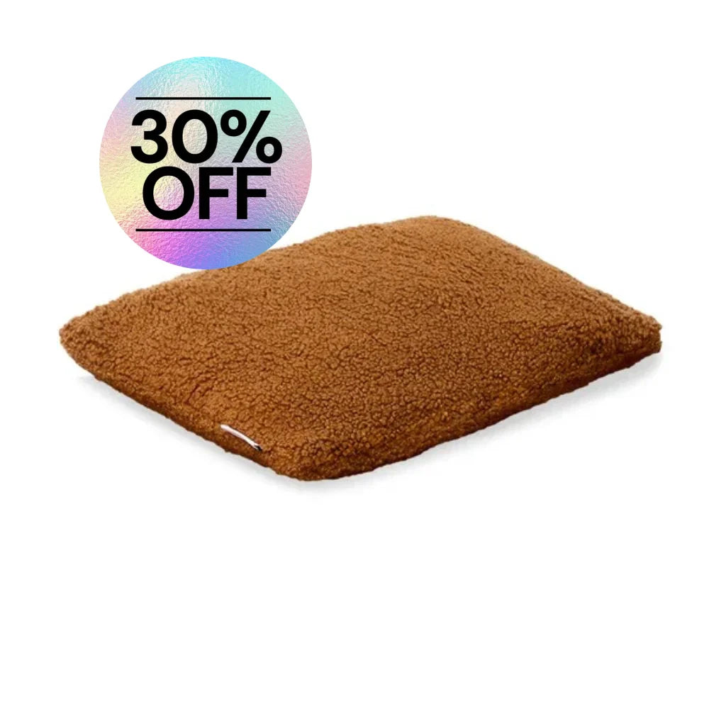 Polar Fleece Pillow - Golden Brown
