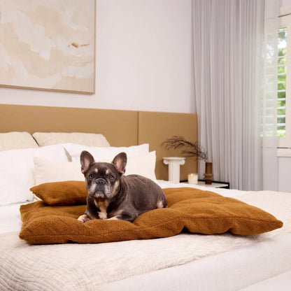 Polar Fleece Pillowcase - Golden Brown