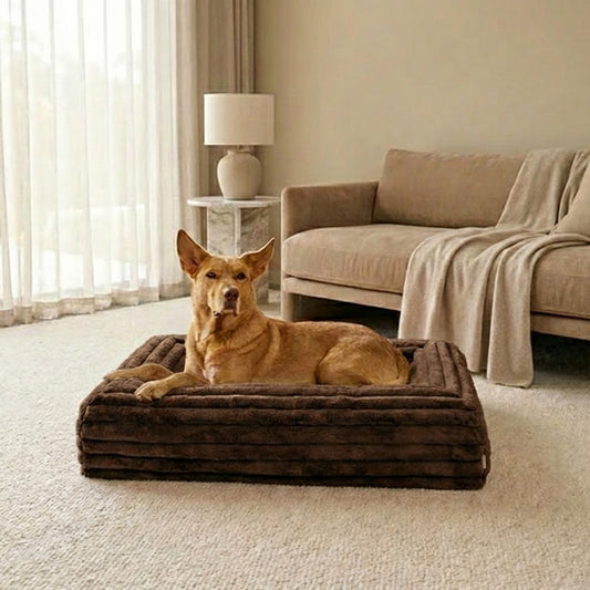 Memory Foam Dog Bed - Puffer Truffle